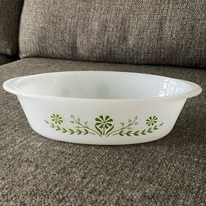 VINTAGE GLASBAKE BAKEWEAR GLASS DISH